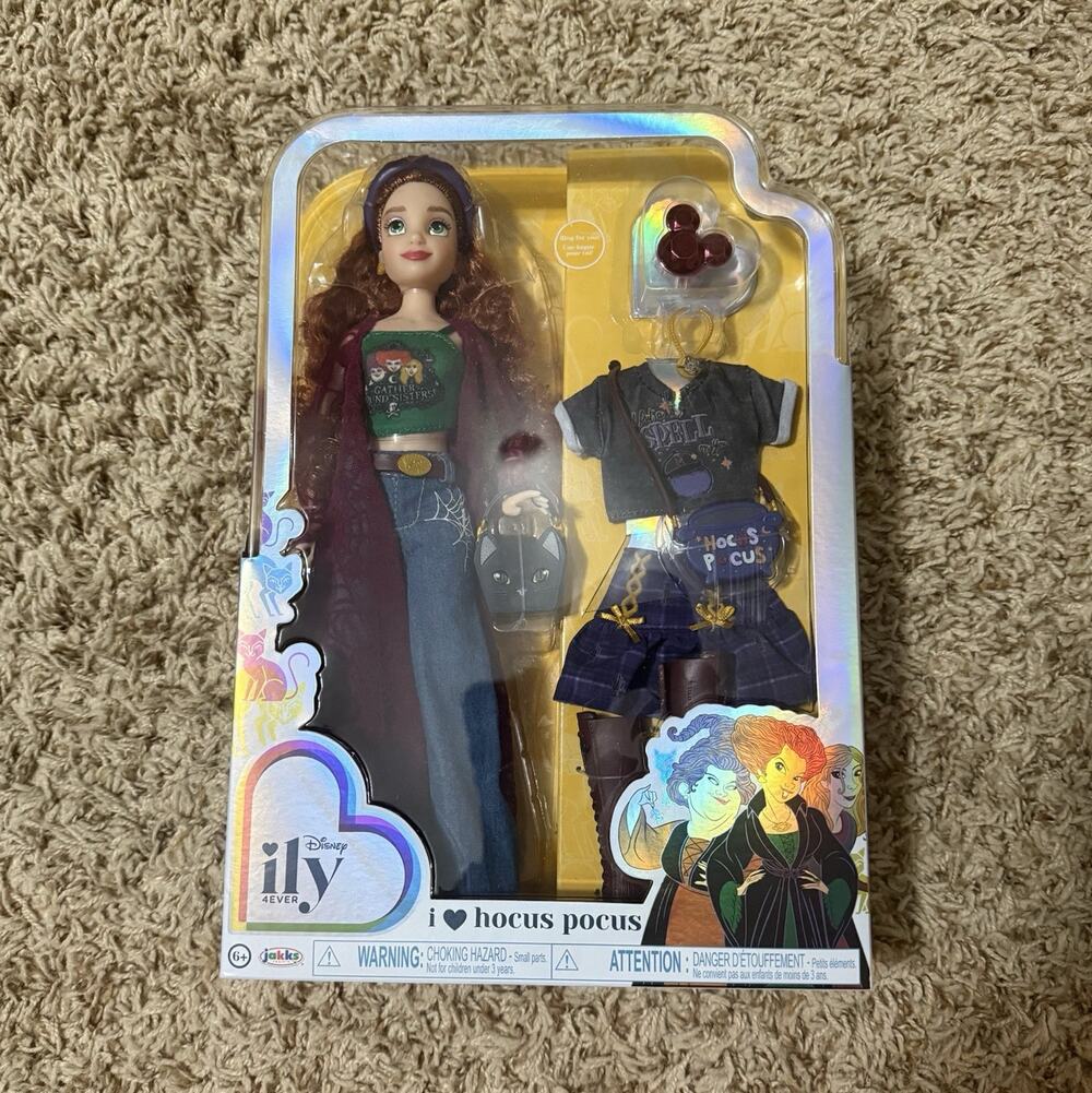 Disney ily 4EVER Hocus Pocus Fashion Doll 11 in Outfit Accessories 10+ MPN NEW